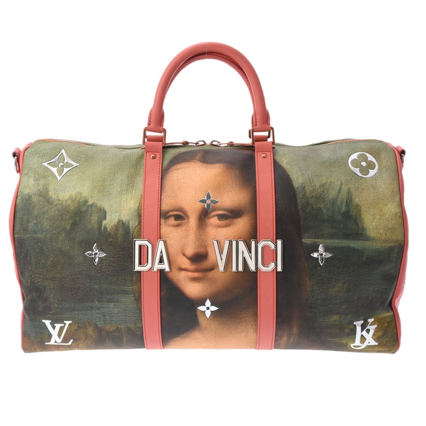 LOUIS VUITTON Masters Collection Mona Lisa Keepall Bandouliere 50 Handbag
