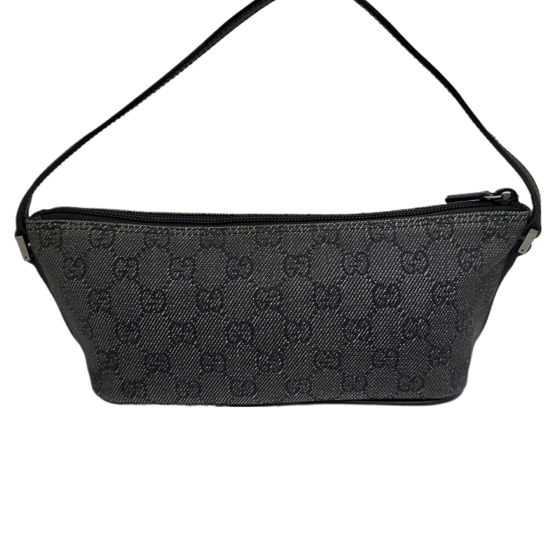 Gucci Leather Canvas Clutch
