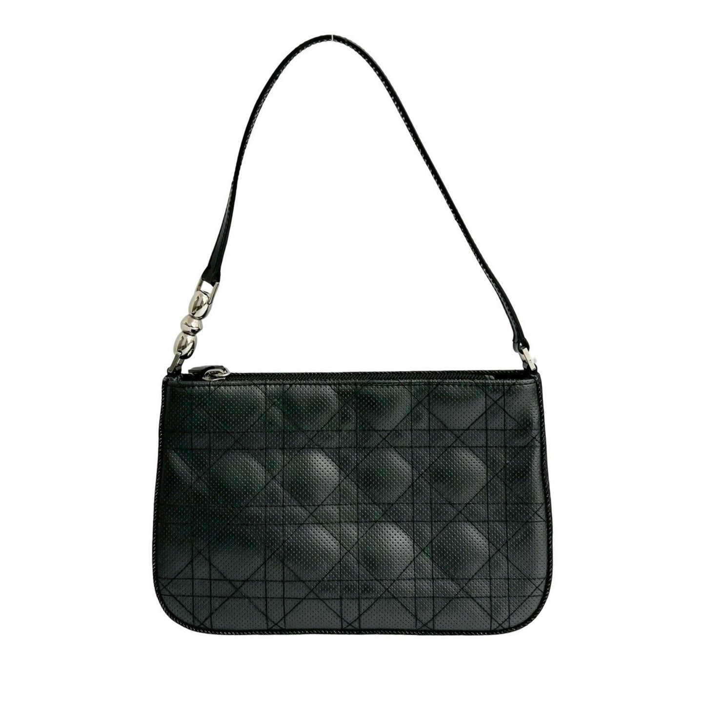 Christian Dior Black Leather Shoulder Bag  