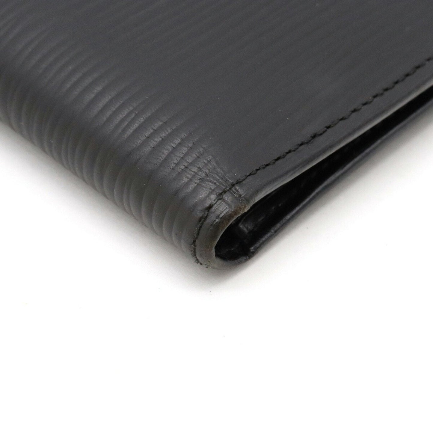 LOUIS VUITTON Epi Portefeuille Marco Bifold Wallet Soft Leather Noir Black M63652
