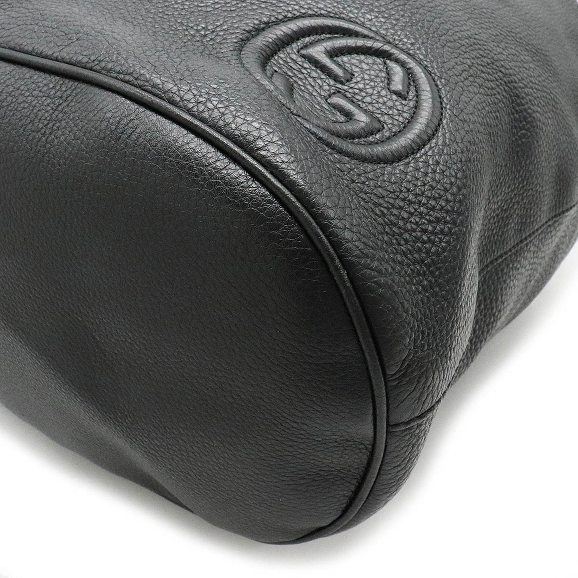 Gucci Soho Black Leather Backpack