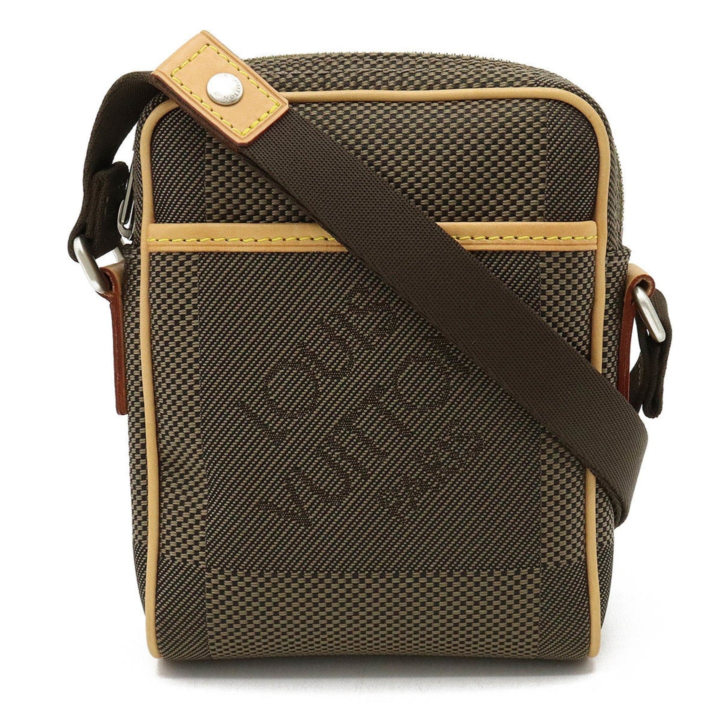 LOUIS VUITTON Damiergeant Citadin Shoulder Bag Canvas Tail Khaki