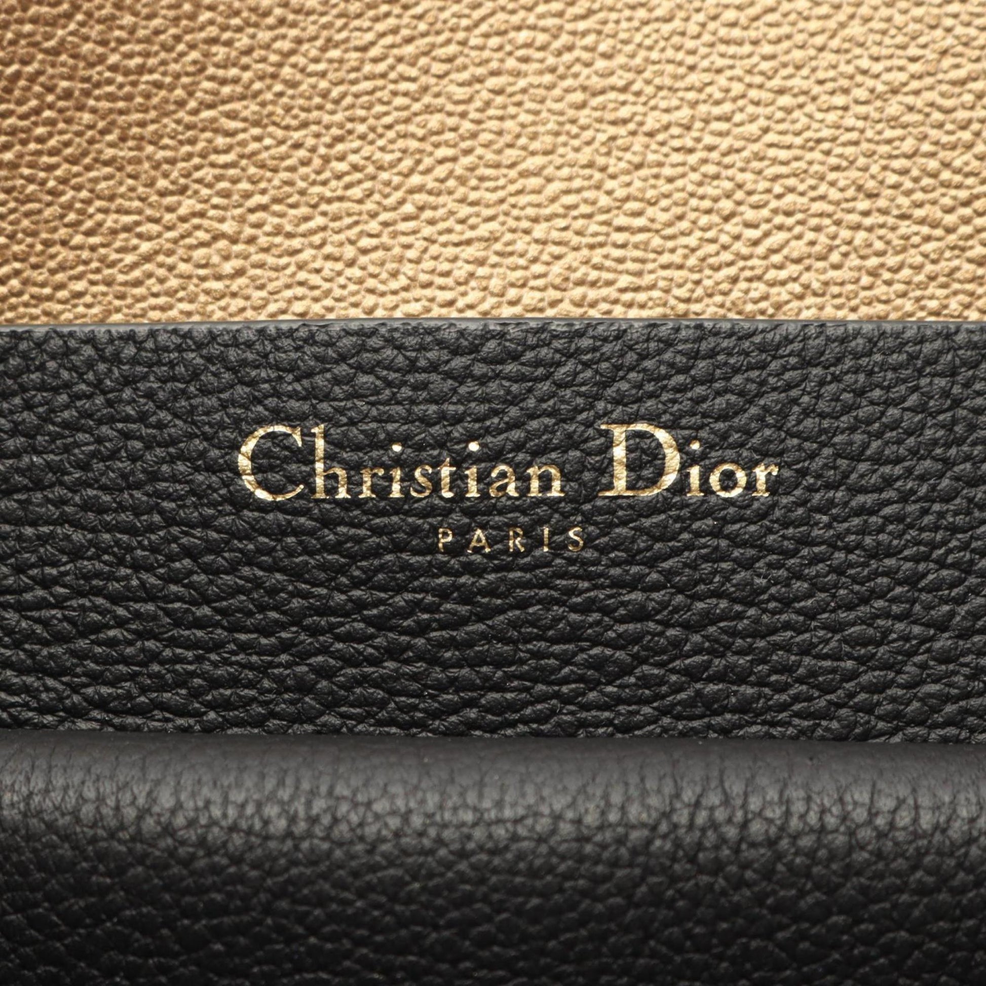 Christian Dior Black Leather Handbag  