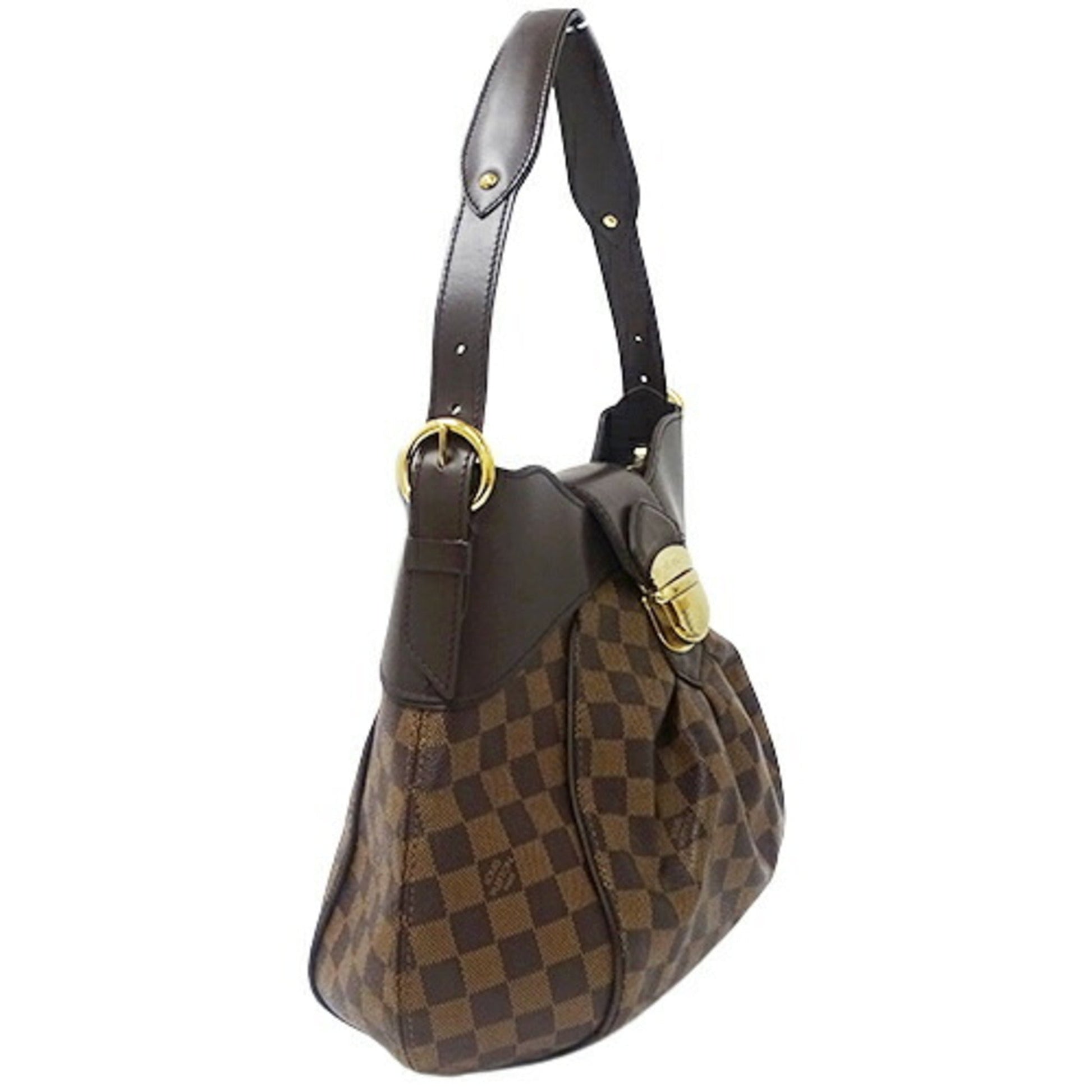 LOUIS VUITTON Bag Damier Women's Shoulder Sistina MM Brown