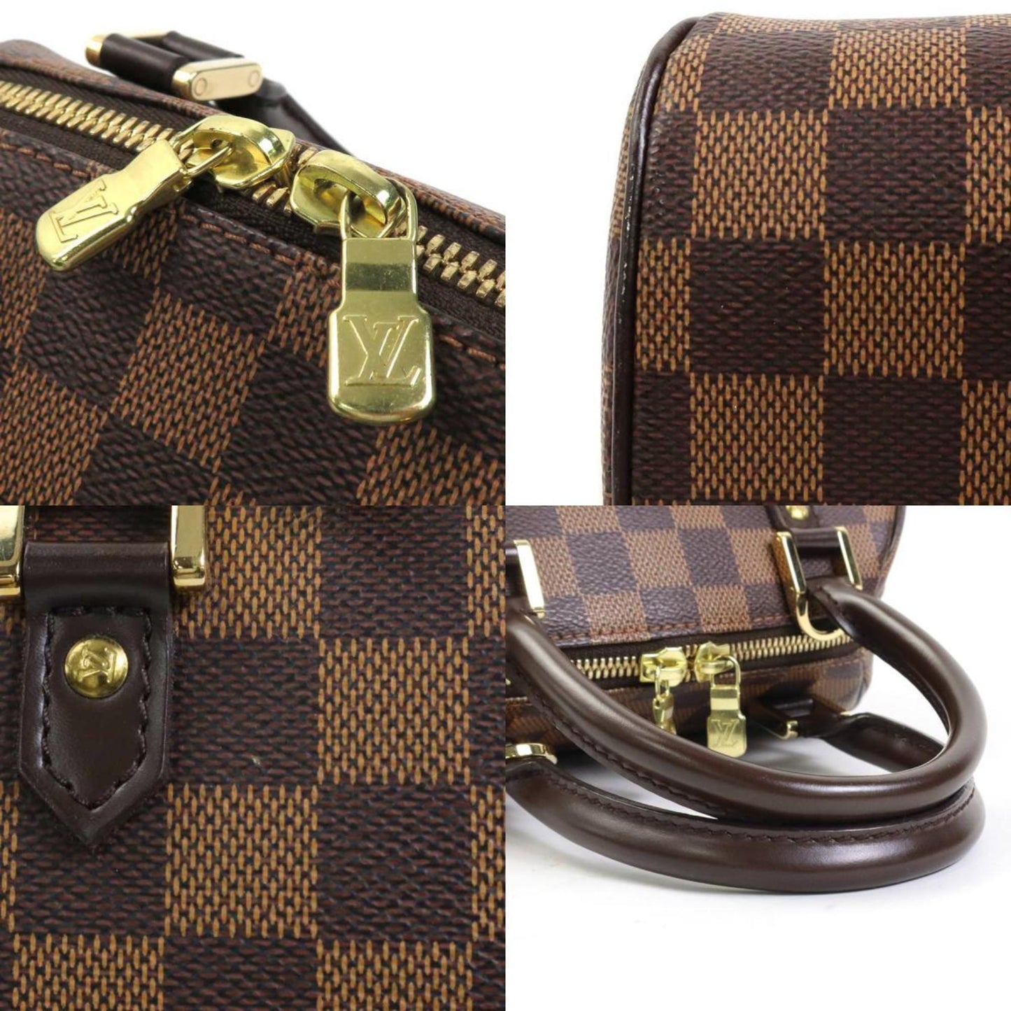 LOUIS VUITTON Handbag Damier Rivera Mini Canvas Brown Women's N41436