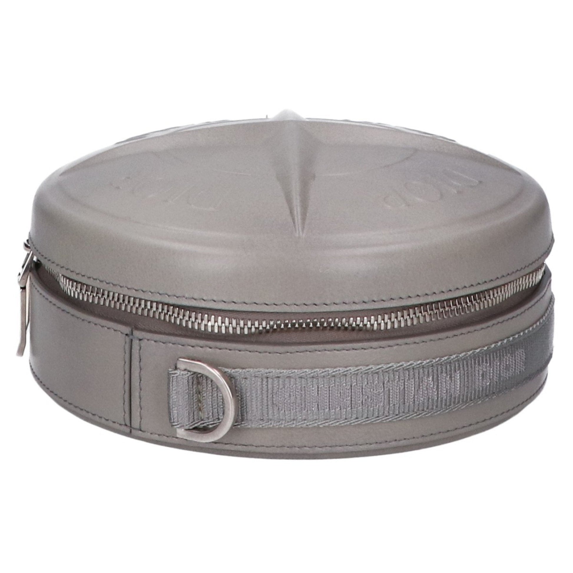 Christian Dior Gray Leather Shoulder Bag Sling Bag  