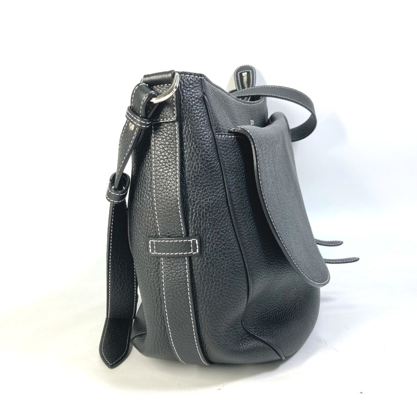 Christian Dior Black Leather Shoulder Bag  