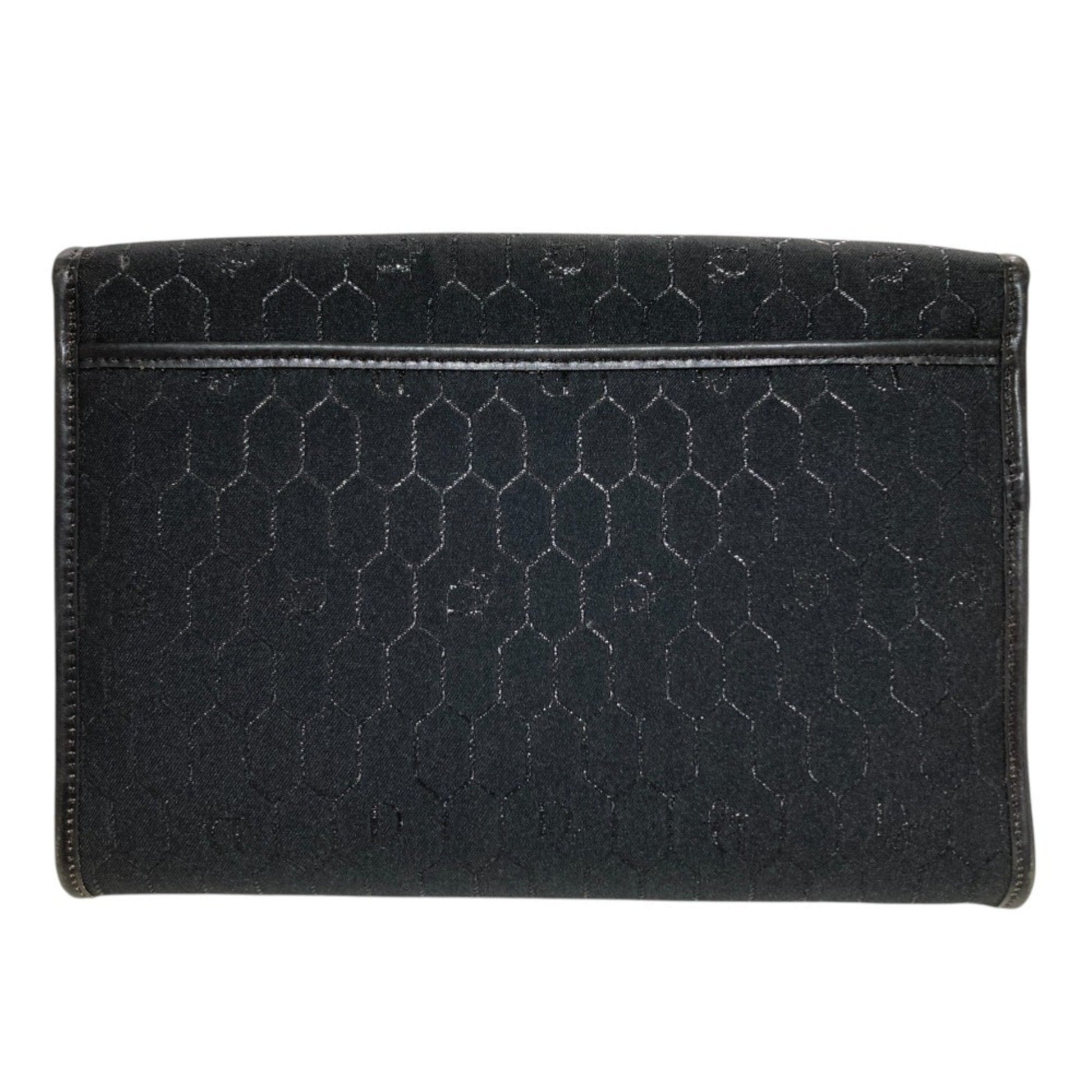 Christian Dior Black Canvas Shoulder Bag  
