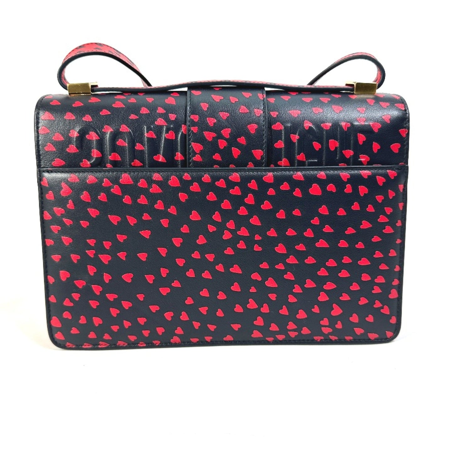 Christian Dior Black Leather Shoulder Bag  