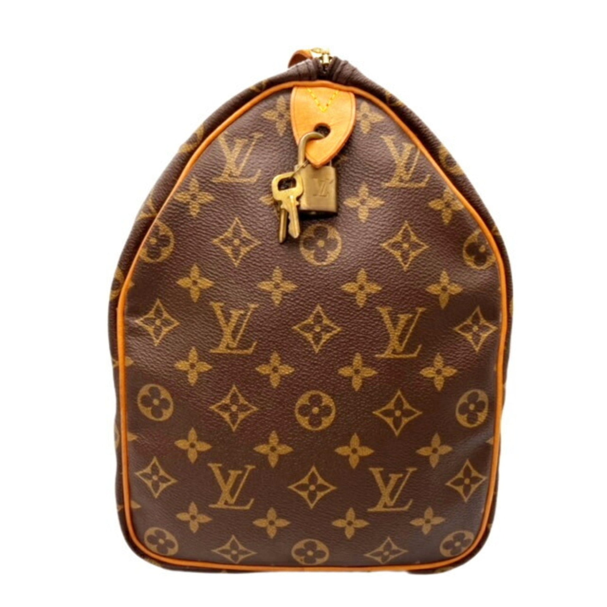 LOUIS VUITTONLOUISVUITTON Monogram Bag Boston Handbag Brown