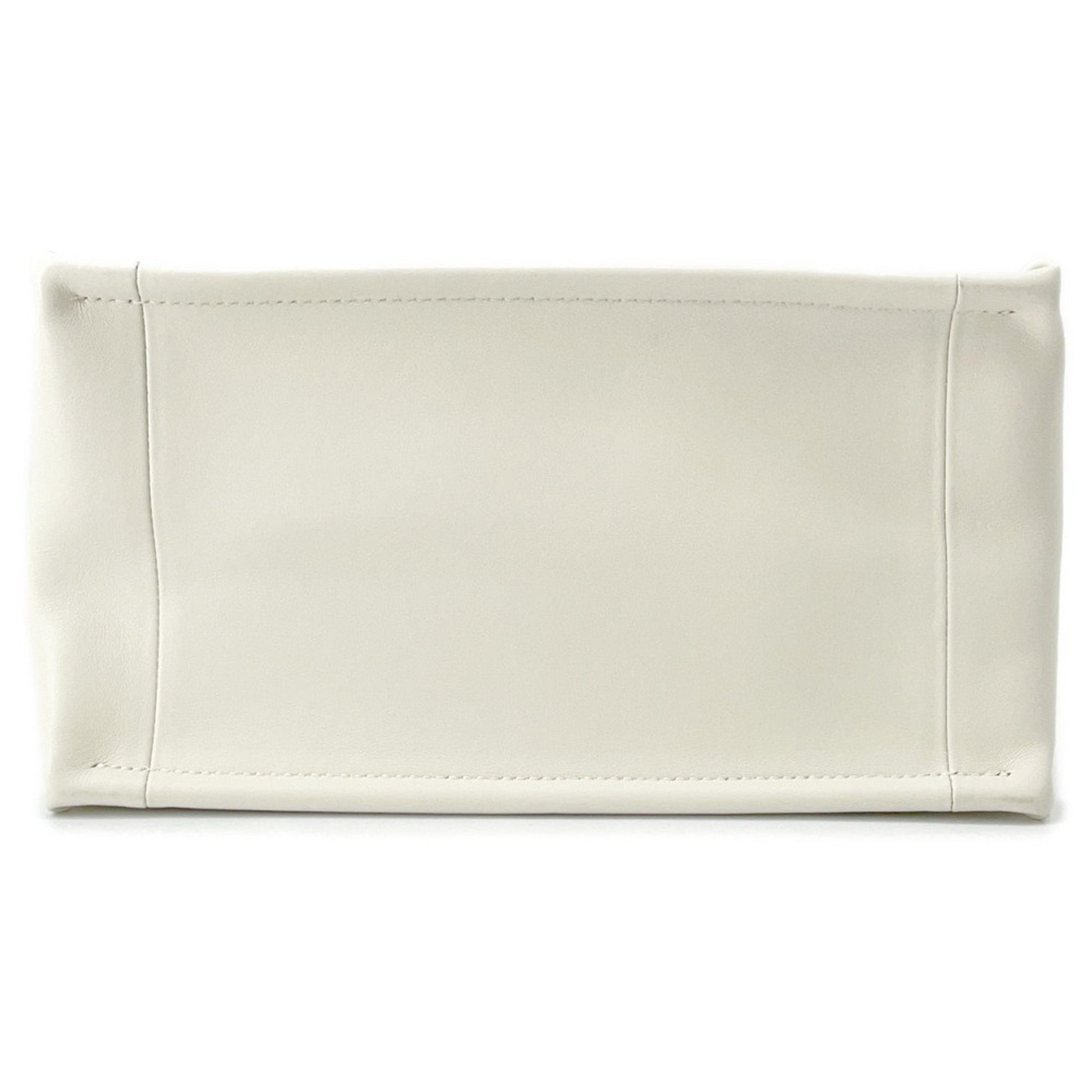 Christian Dior White Leather Handbag  