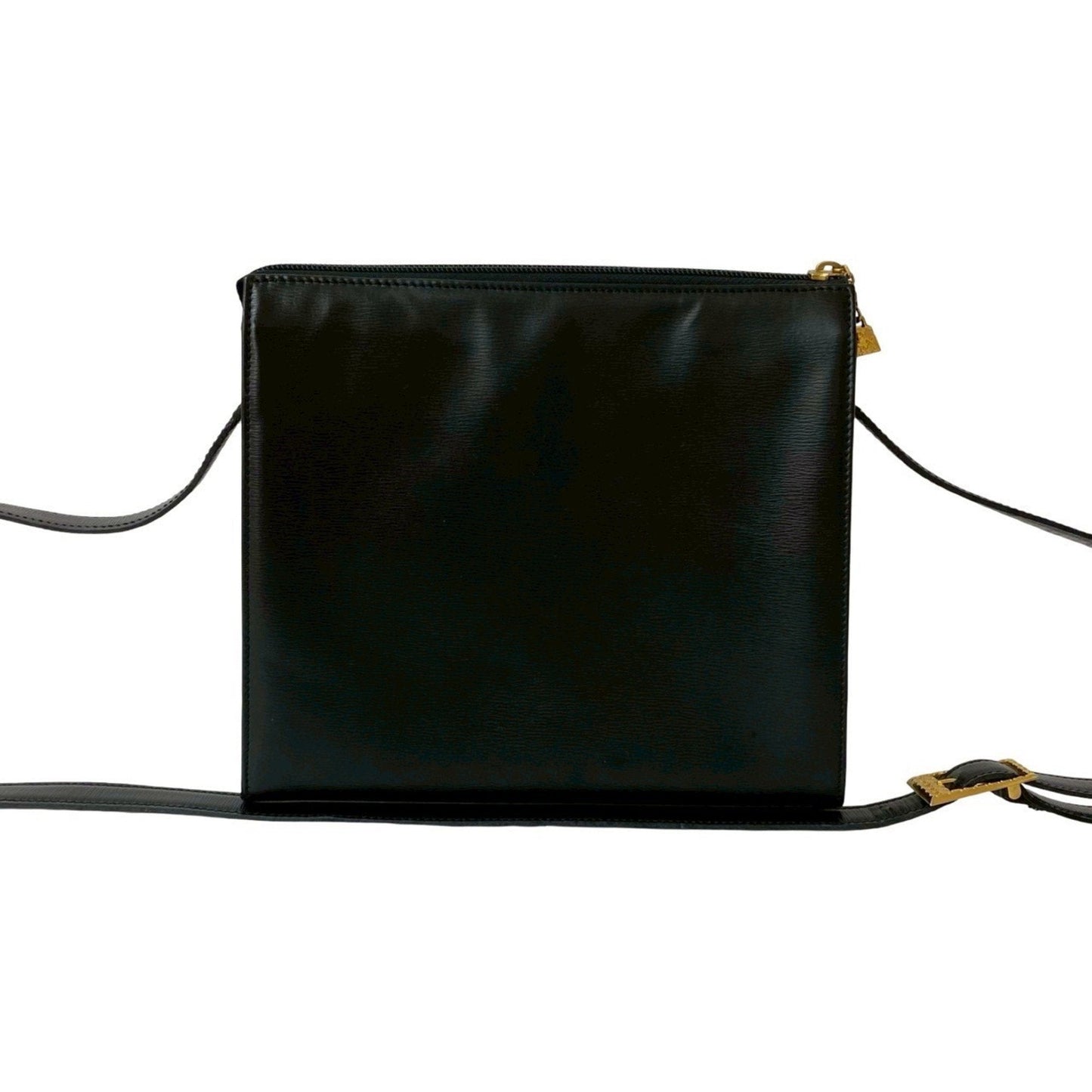 Christian Dior Black Leather Pochette Shoulder Bag  