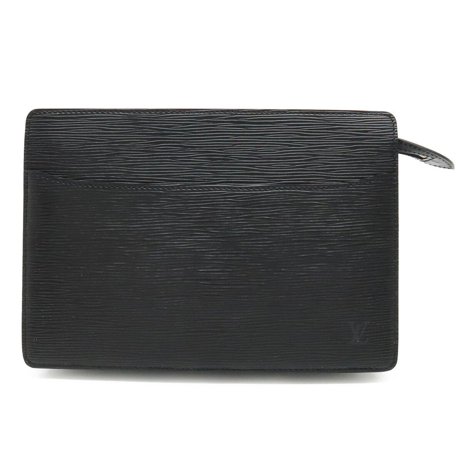 LOUIS VUITTON Epi Pochette Homme Second Bag Clutch Noir Black