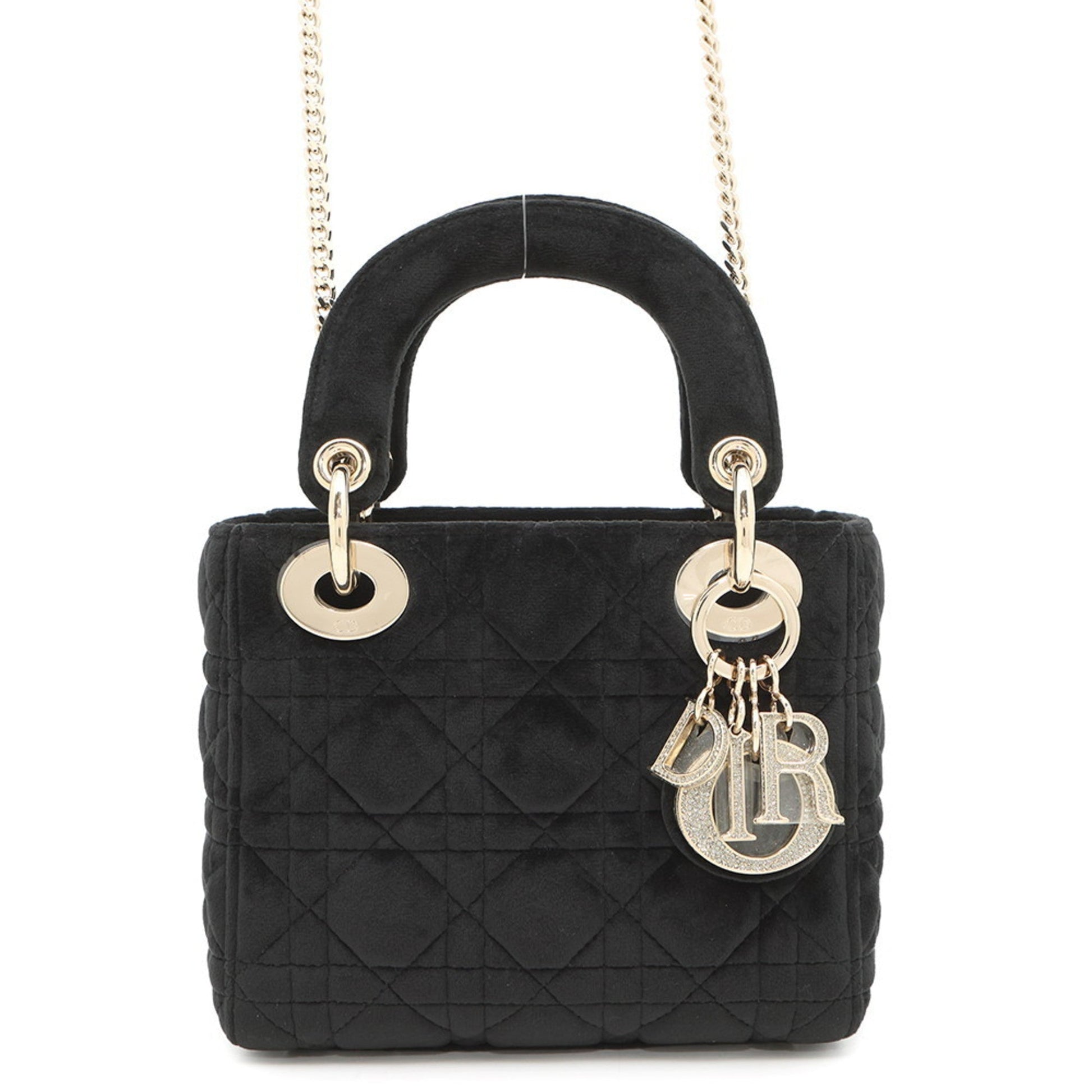 Christian Dior Black Leather Handbag  