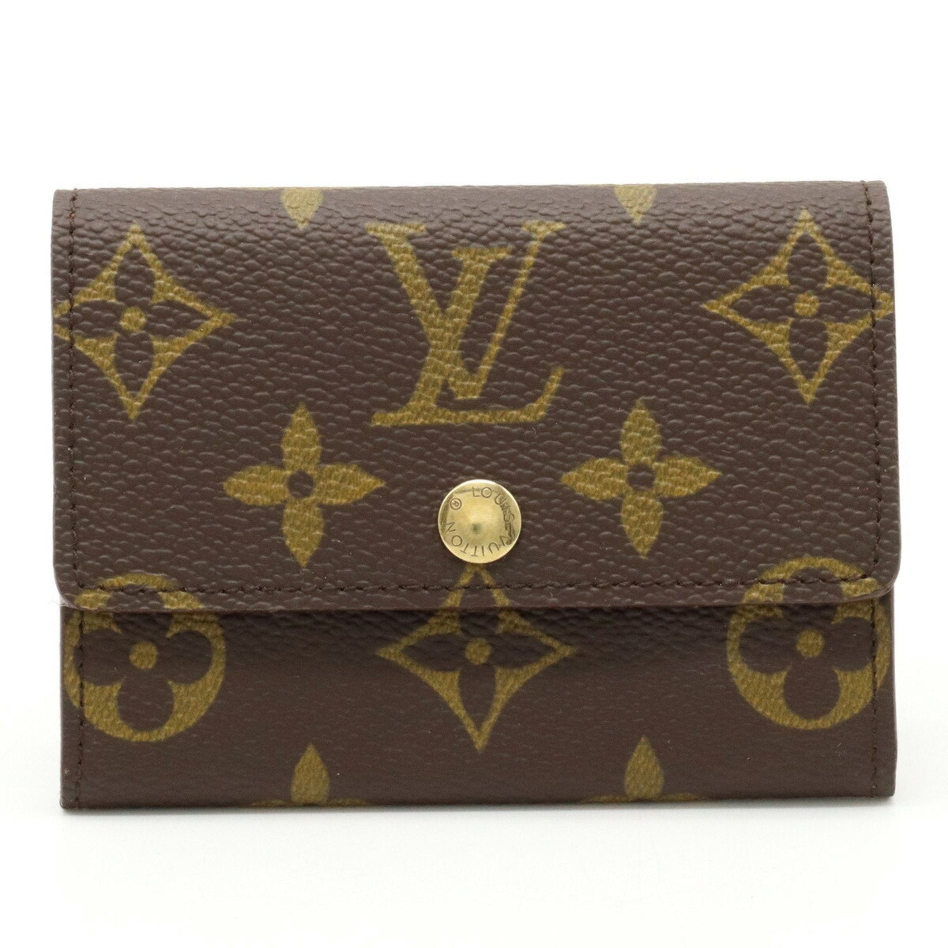 LOUIS VUITTON Monogram Portomone Plastic Coin Case Purse Handbag