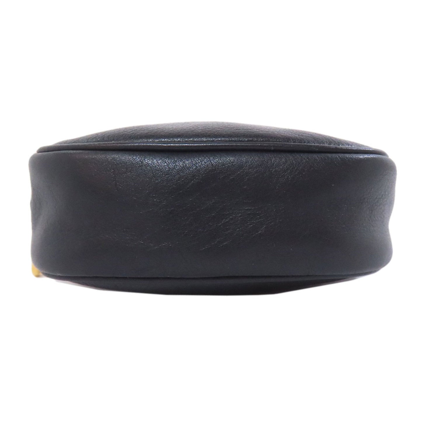 Christian Dior Black Leather Shoulder Bag  