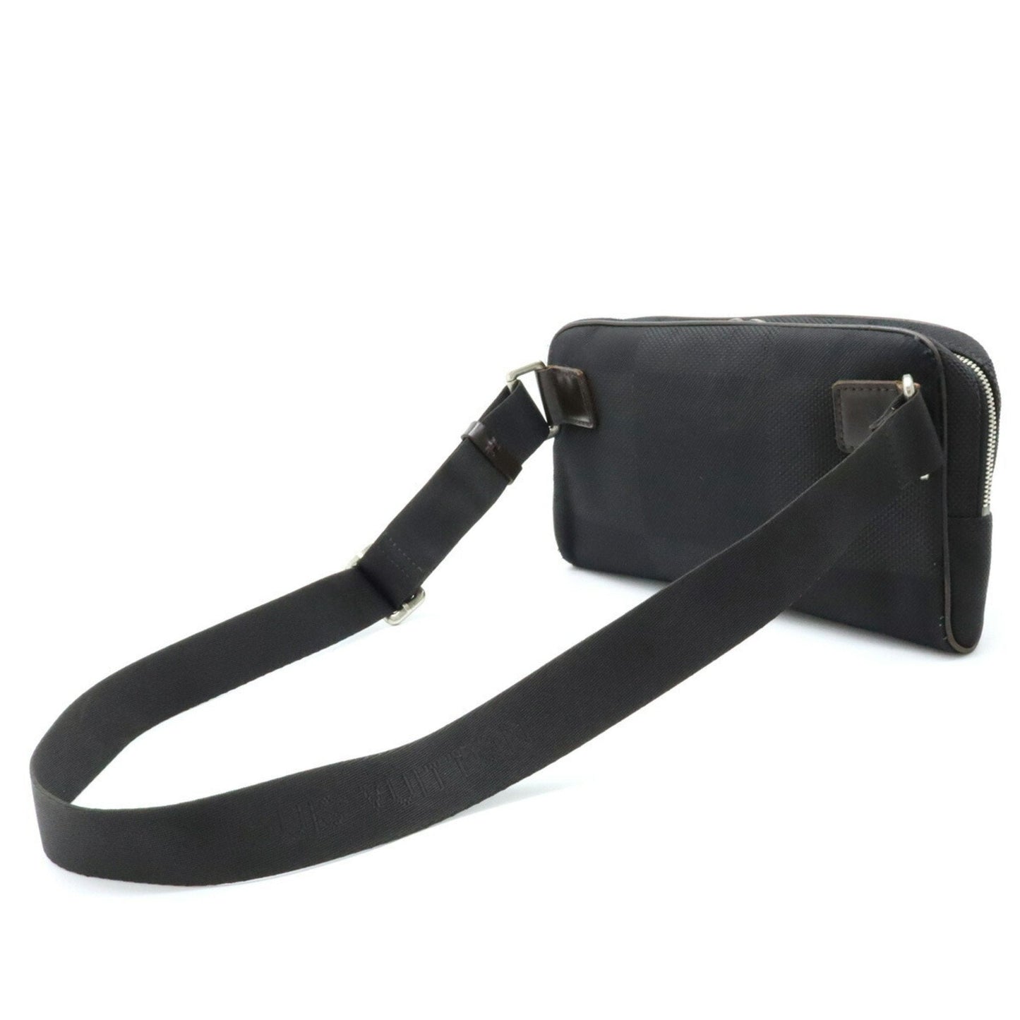 LOUIS VUITTON Damierjean Acrobatic Body Bag Waist Canvas Noir Black