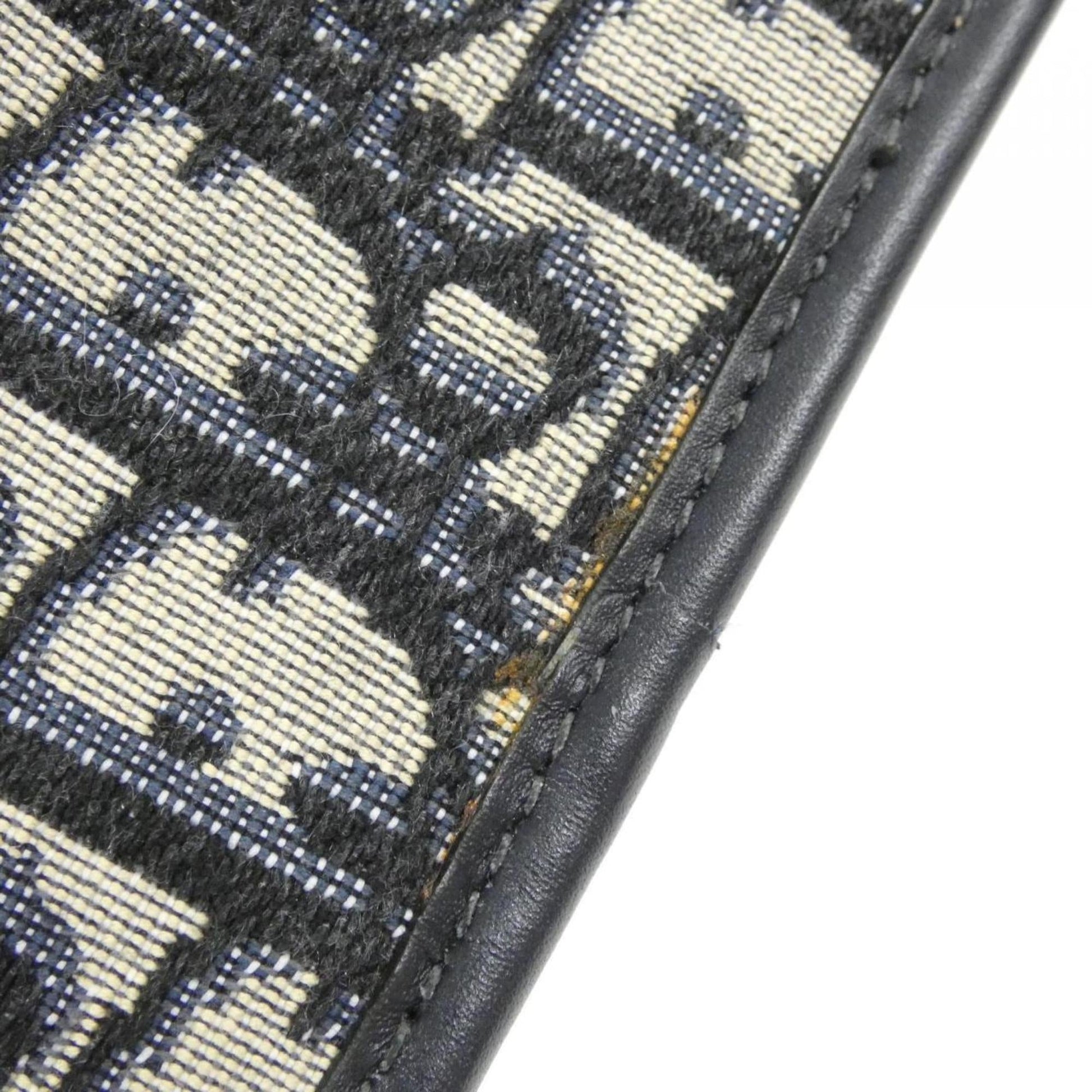 Christian Dior Blue Canvas Handbag  