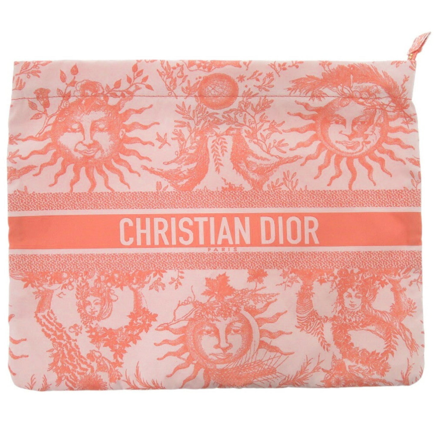 Christian Dior Pink Fabric Pouch  
