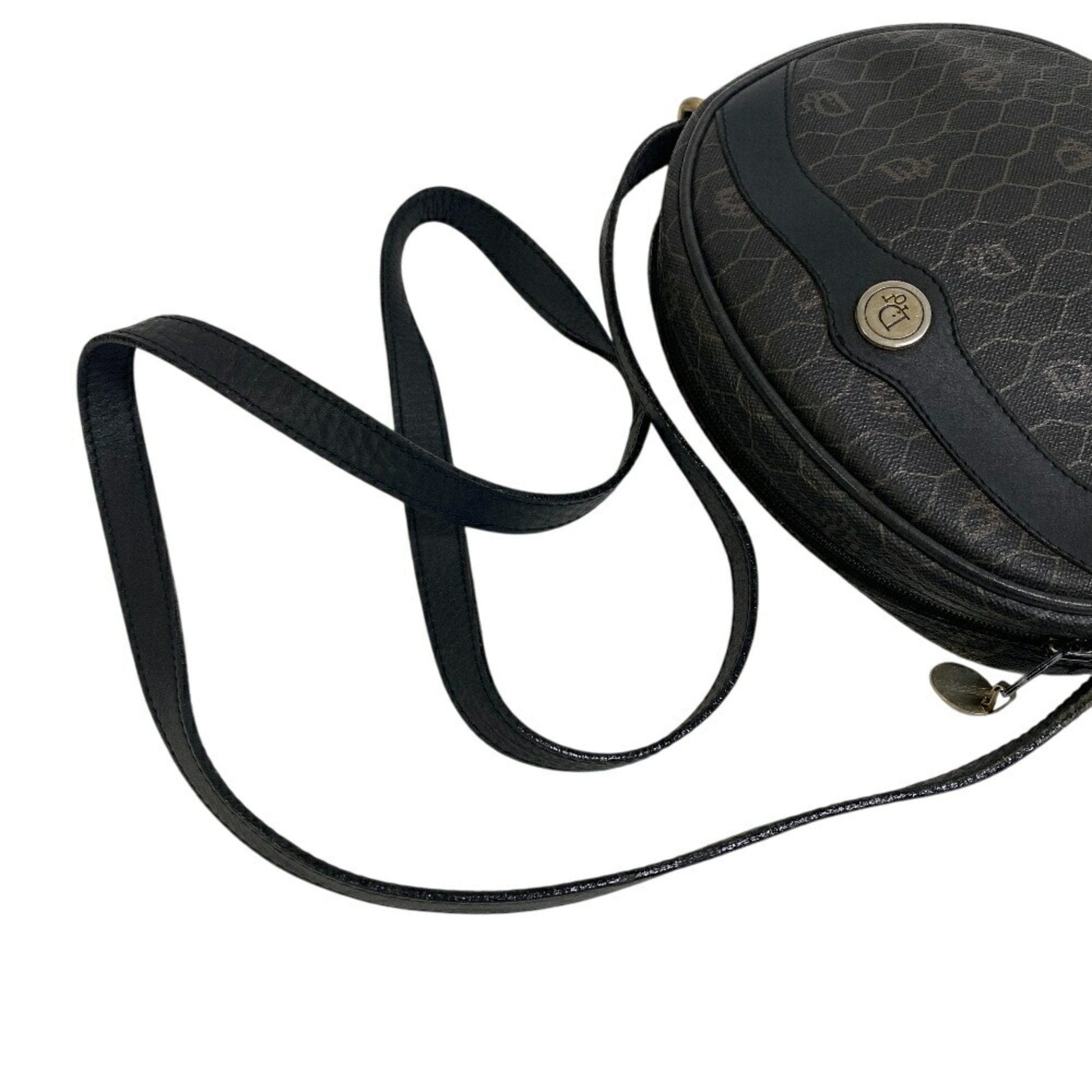 Christian Dior Brown Pvc Shoulder Bag  