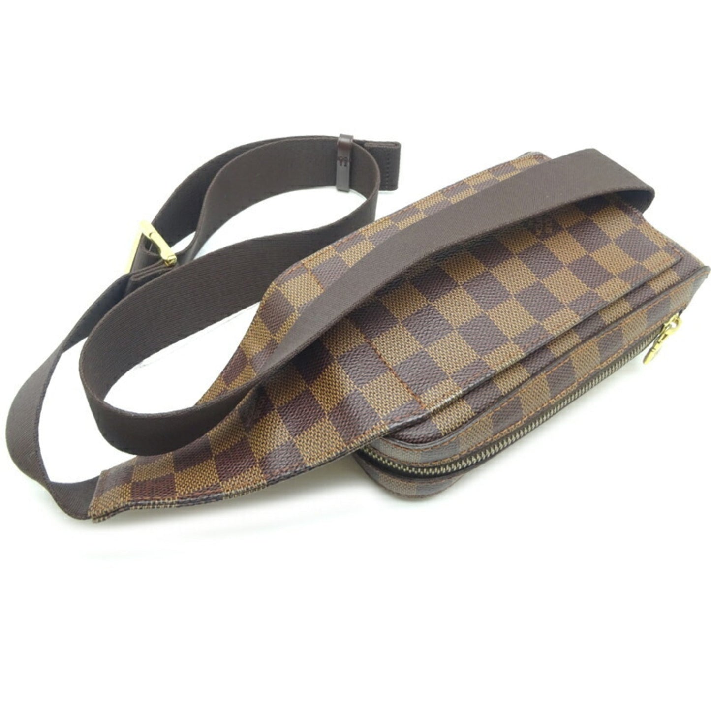 LOUIS VUITTON Jeronimos Women's/Men's Body Bag Damier Ebene [Brown]