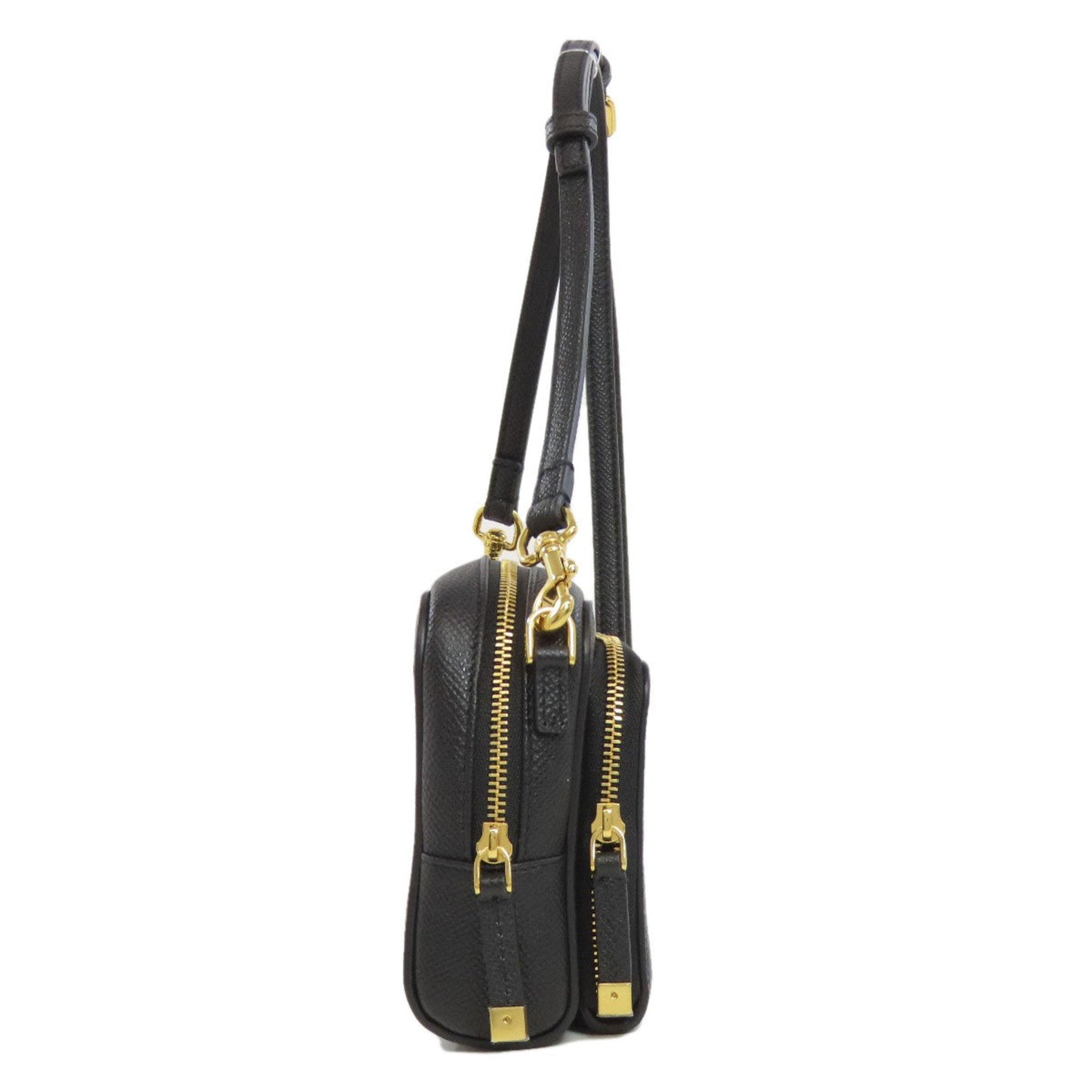 Christian Dior Black Leather Shoulder Bag  
