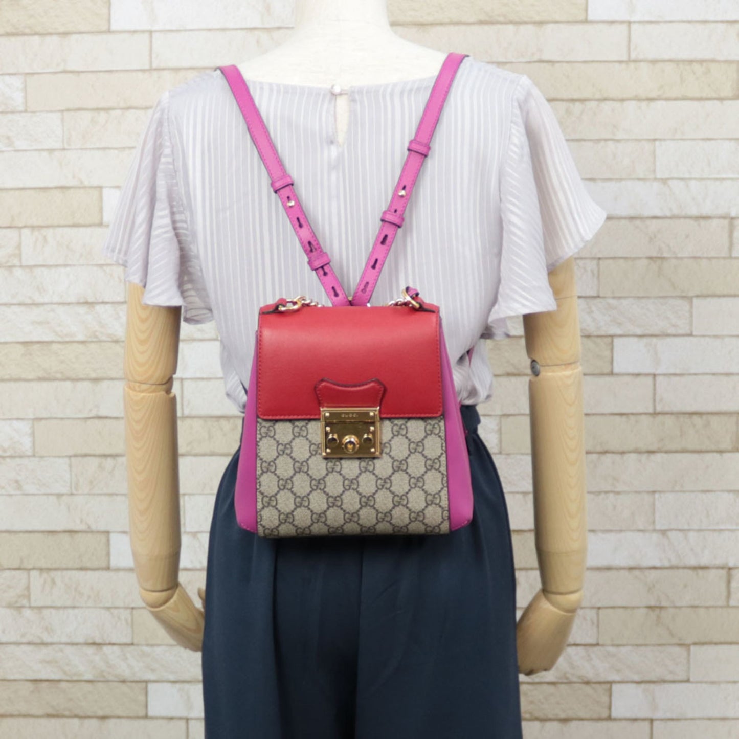 Gucci Padlock Red Shoulder Bag