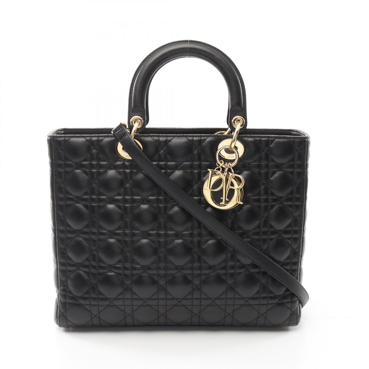 Christian Dior Black Leather Handbag  