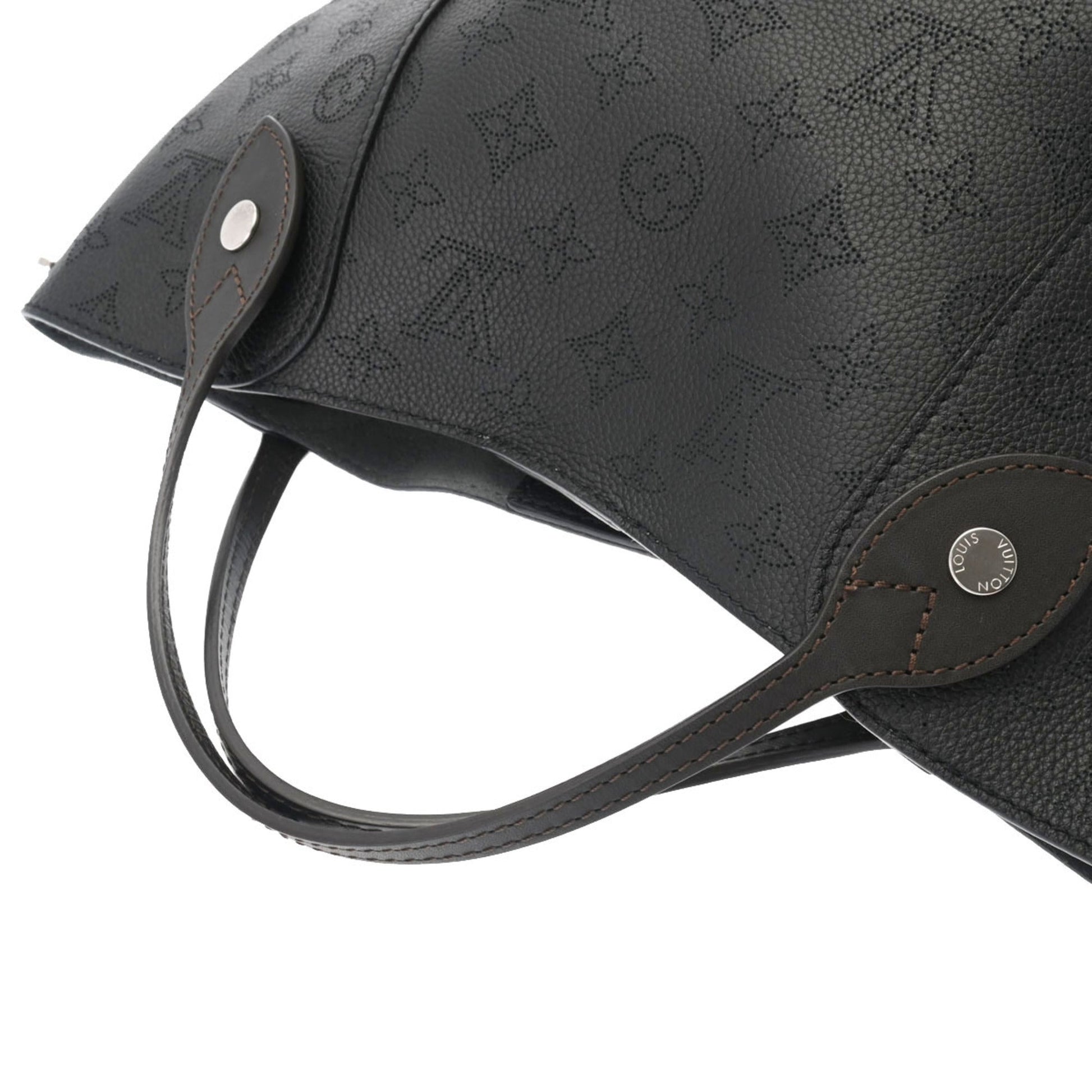 LOUIS VUITTON Monogram Hina PM Noir/Brown Women's Mahina Bag