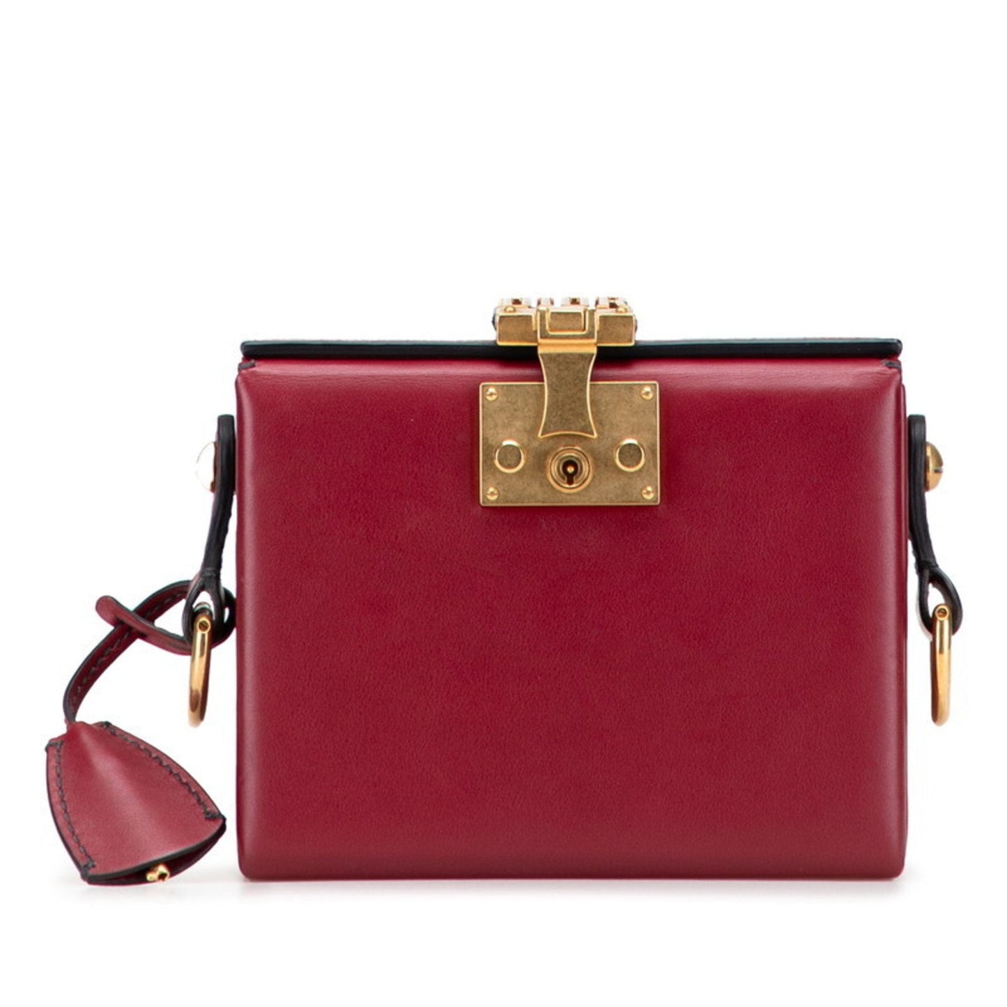 Christian Dior Red Color Leather Shoulder Bag  