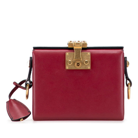 Christian Dior Red Color Leather Shoulder Bag  