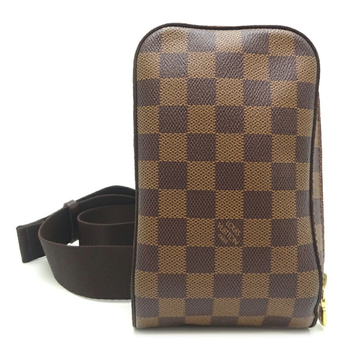 LOUIS VUITTON Jeronimos Women's/Men's Body Bag Damier Ebene [Brown]