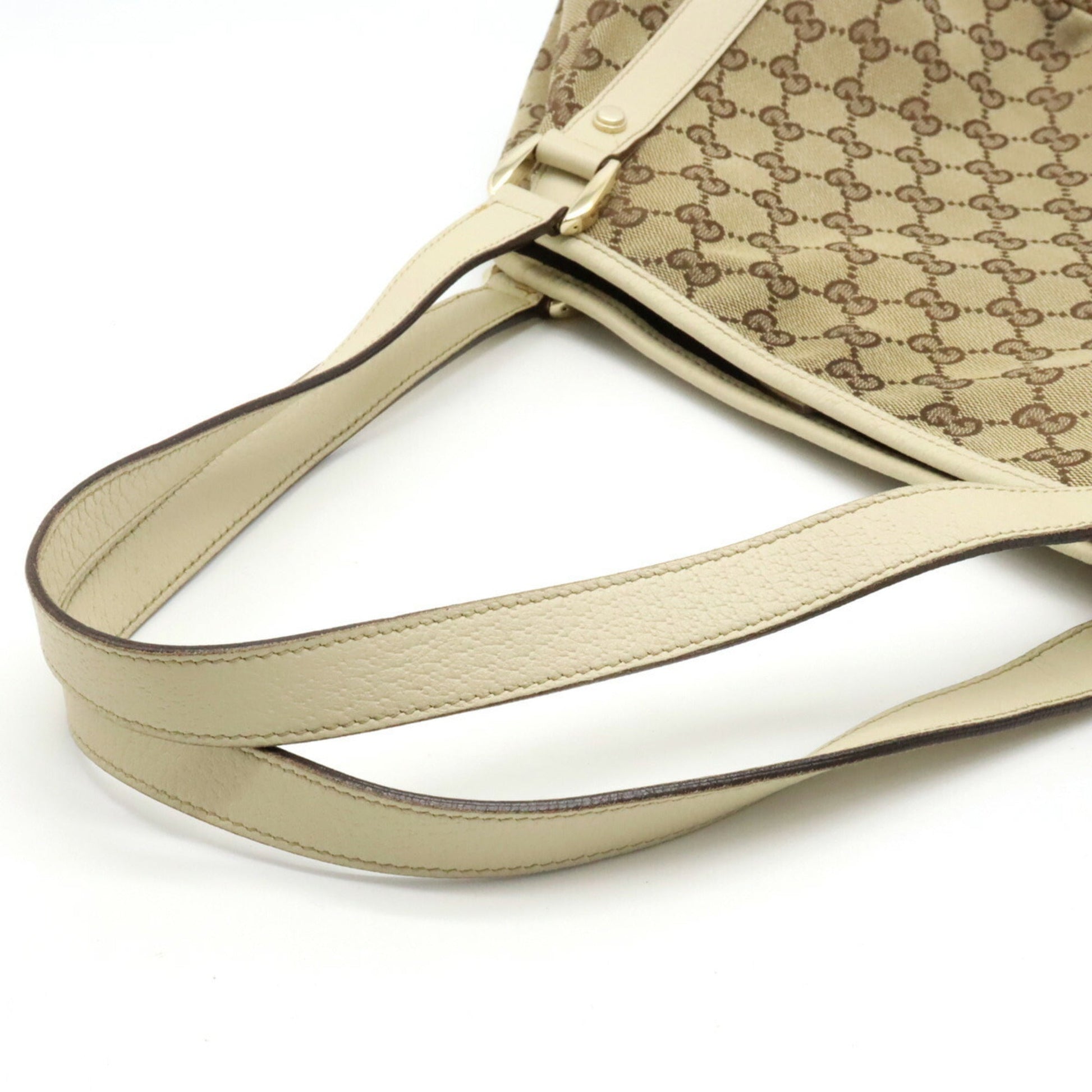 Gucci Leather Canvas Tote