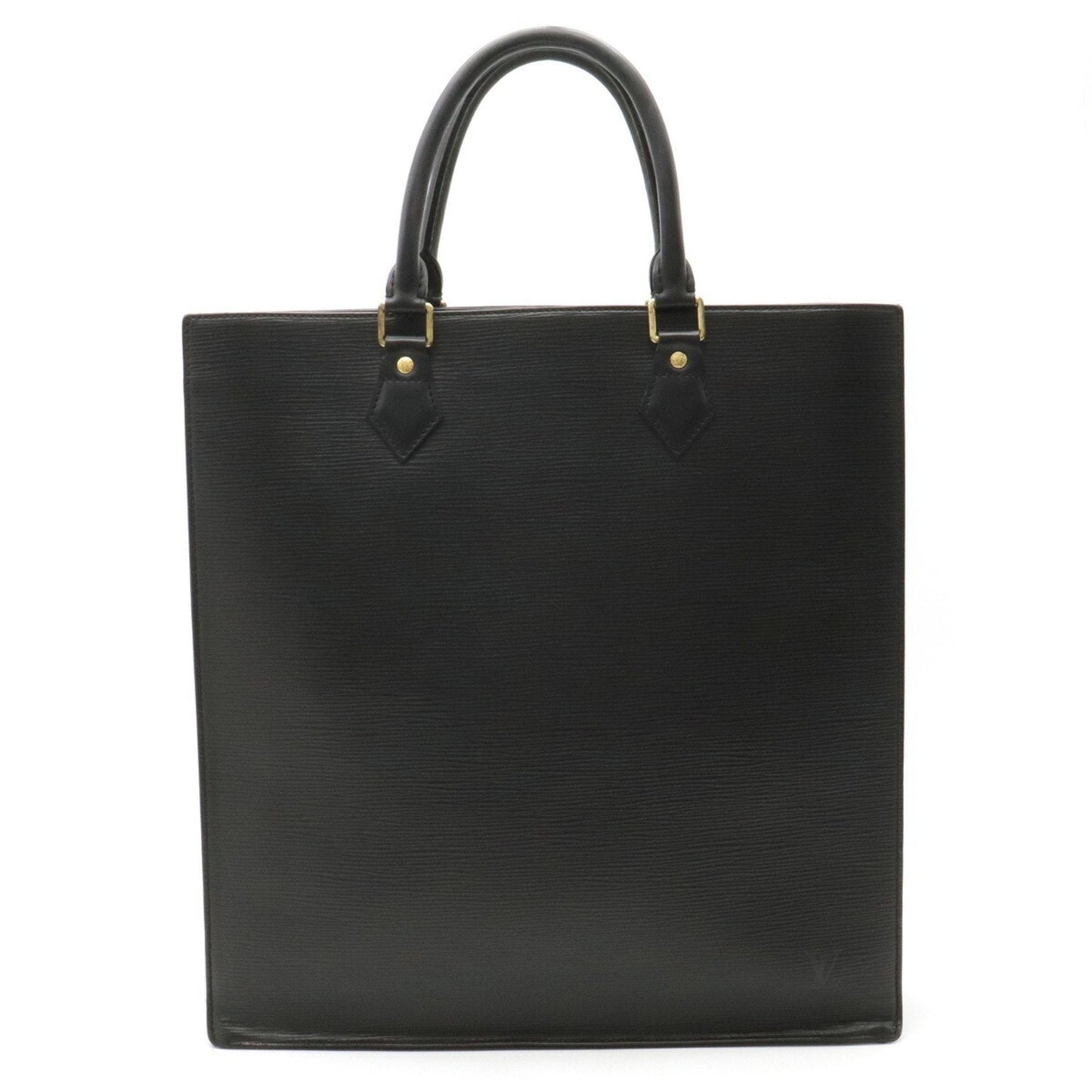 LOUIS VUITTON Epi Sac Pla Tote Bag Handbag Square Noir Black