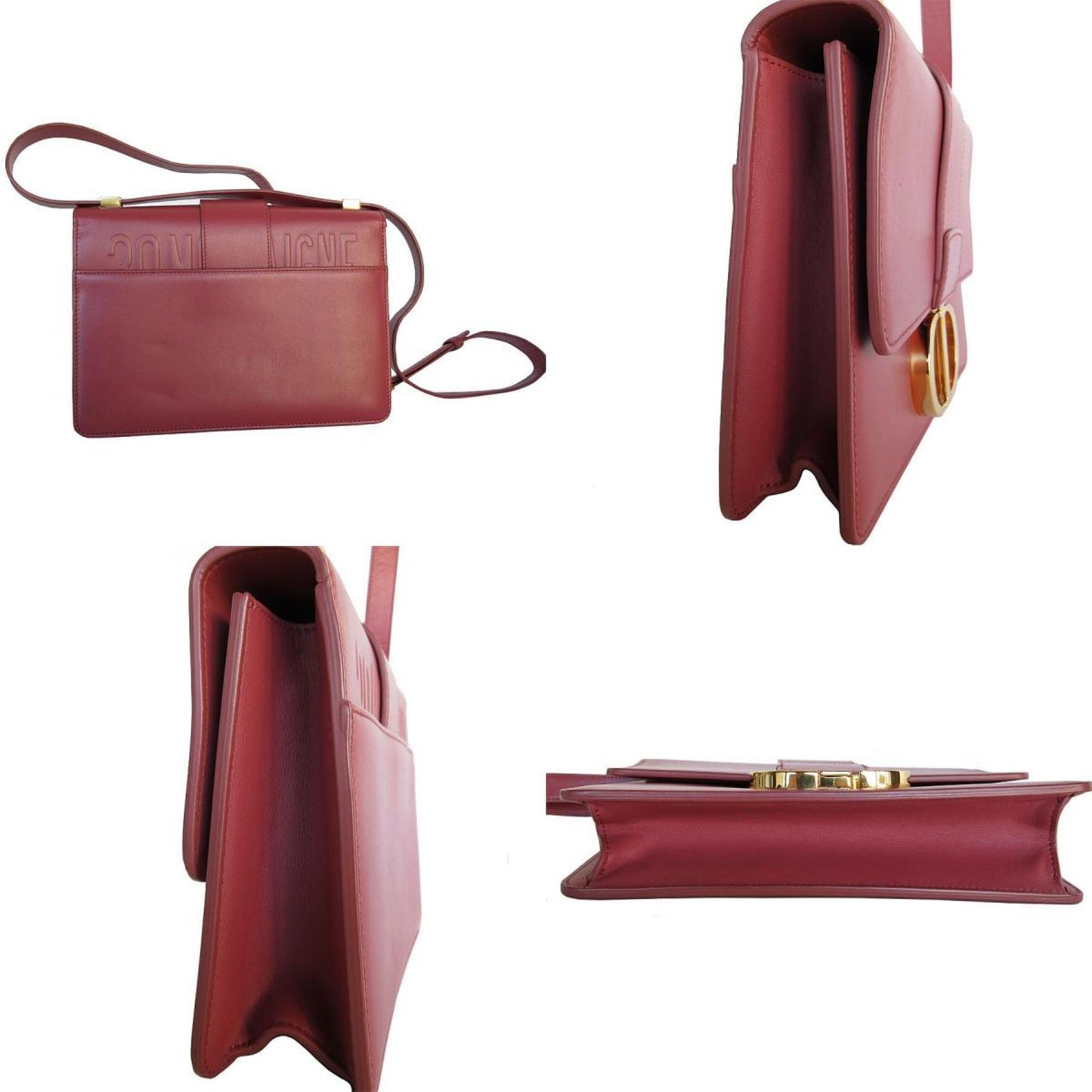 Christian Dior Pink Leather Shoulder Bag  