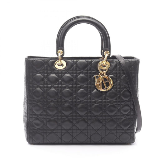 Christian Dior Black Leather Handbag  