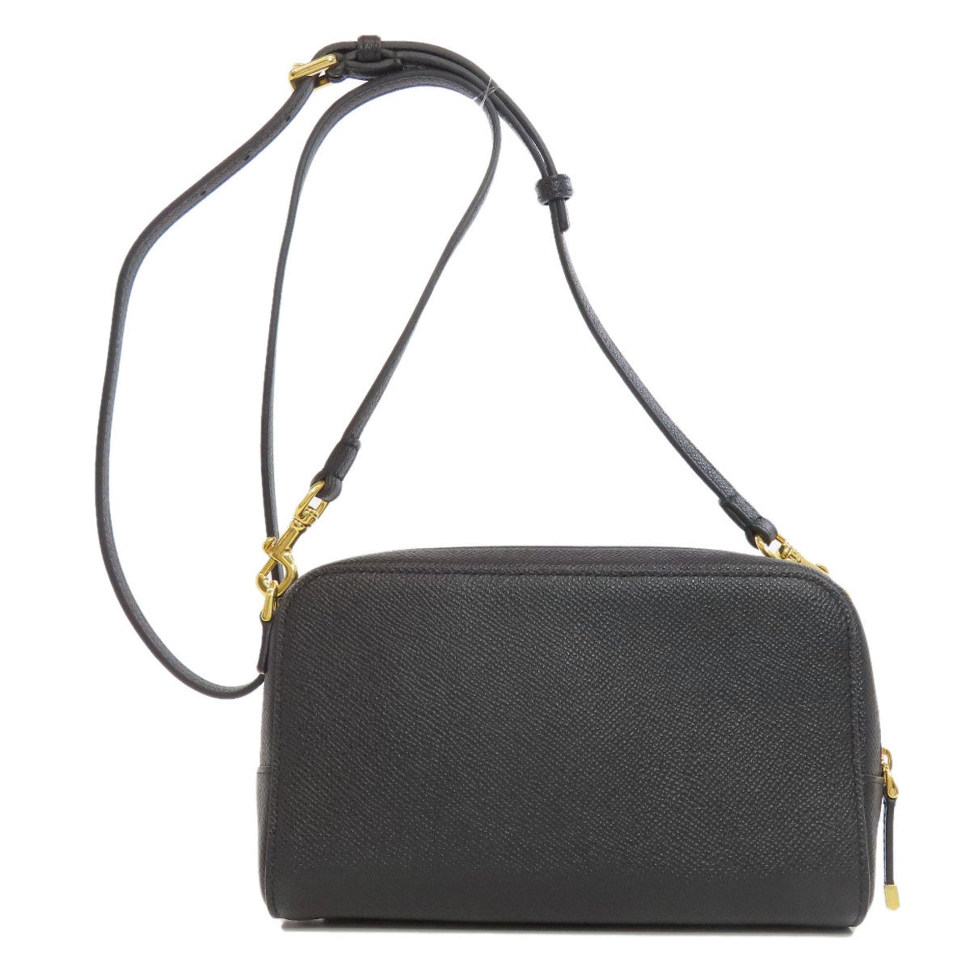 Christian Dior Black Leather Shoulder Bag  