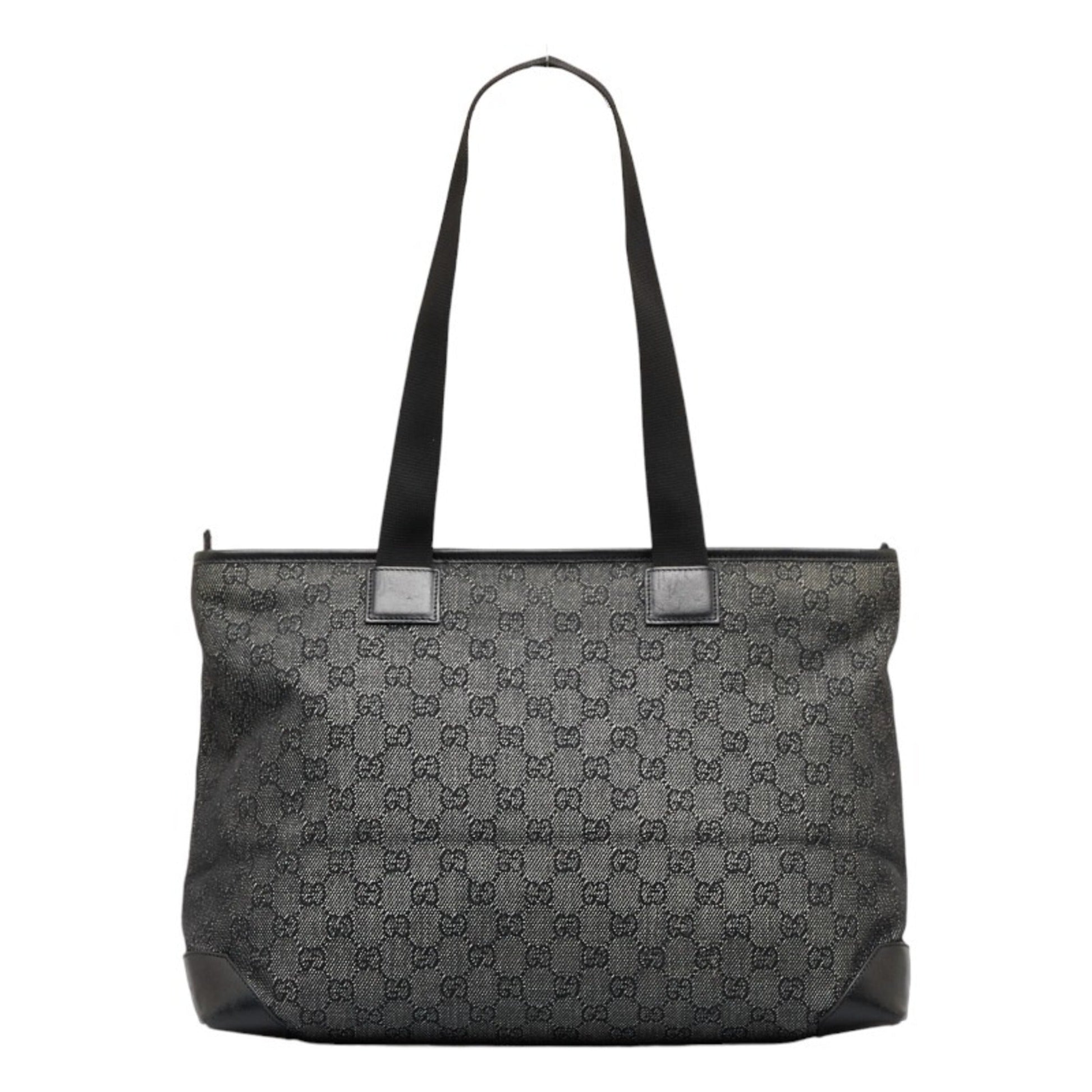 Gucci Leather Canvas Tote