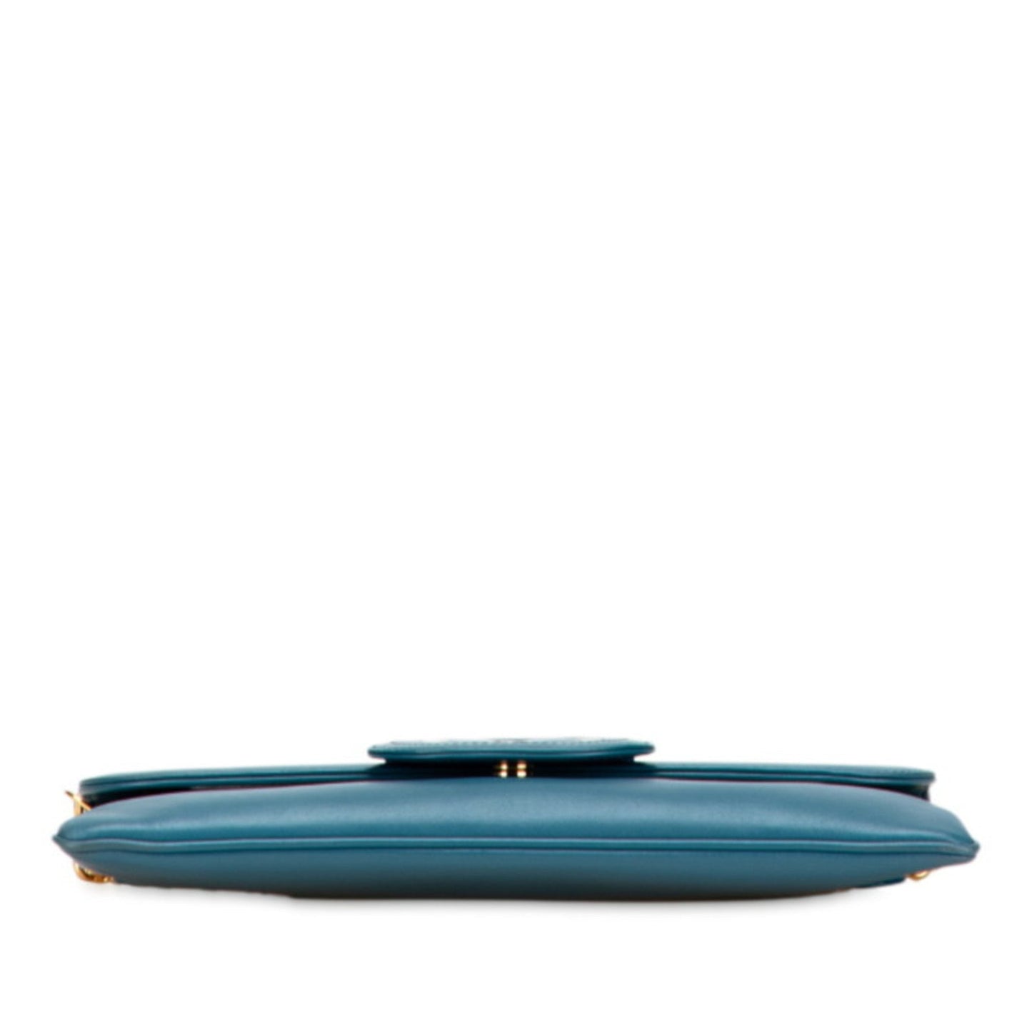 Christian Dior Blue Leather Shoulder Bag  