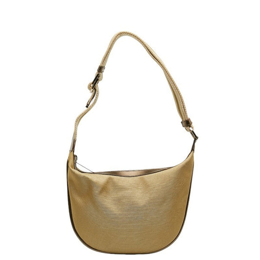 Gucci Leather Canvas Shoulder Bag