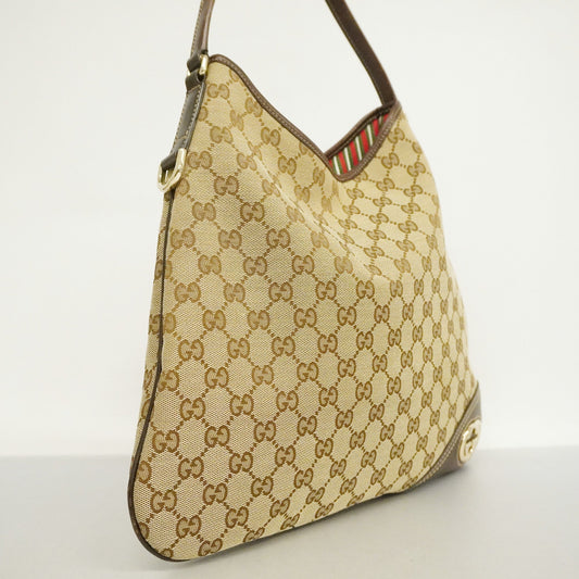 Gucci Leather Canvas Tote