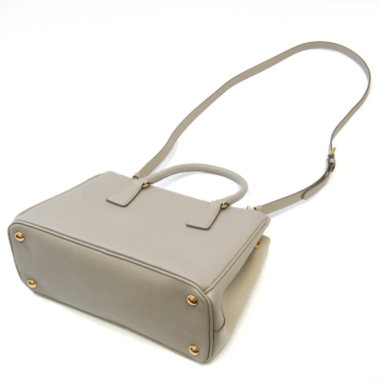 Prada Galleria Medium Women's Saffiano Lux HandBag,Shoulder Bag Light Gray