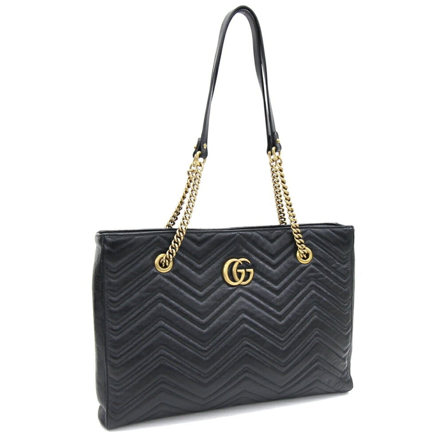 Gucci Lou Chain Leather Tote