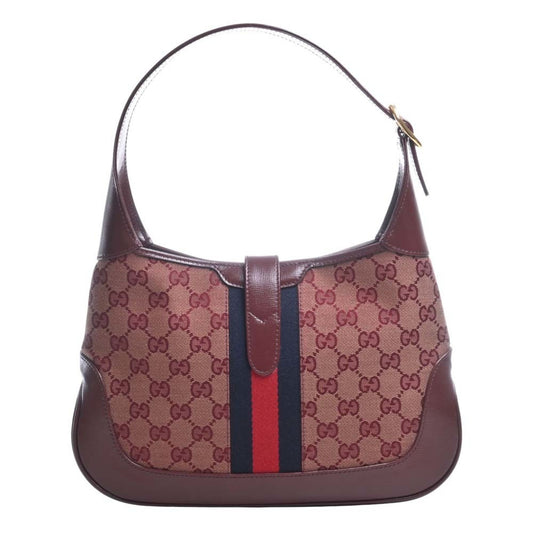 Gucci Leather Canvas Shoulder Bag