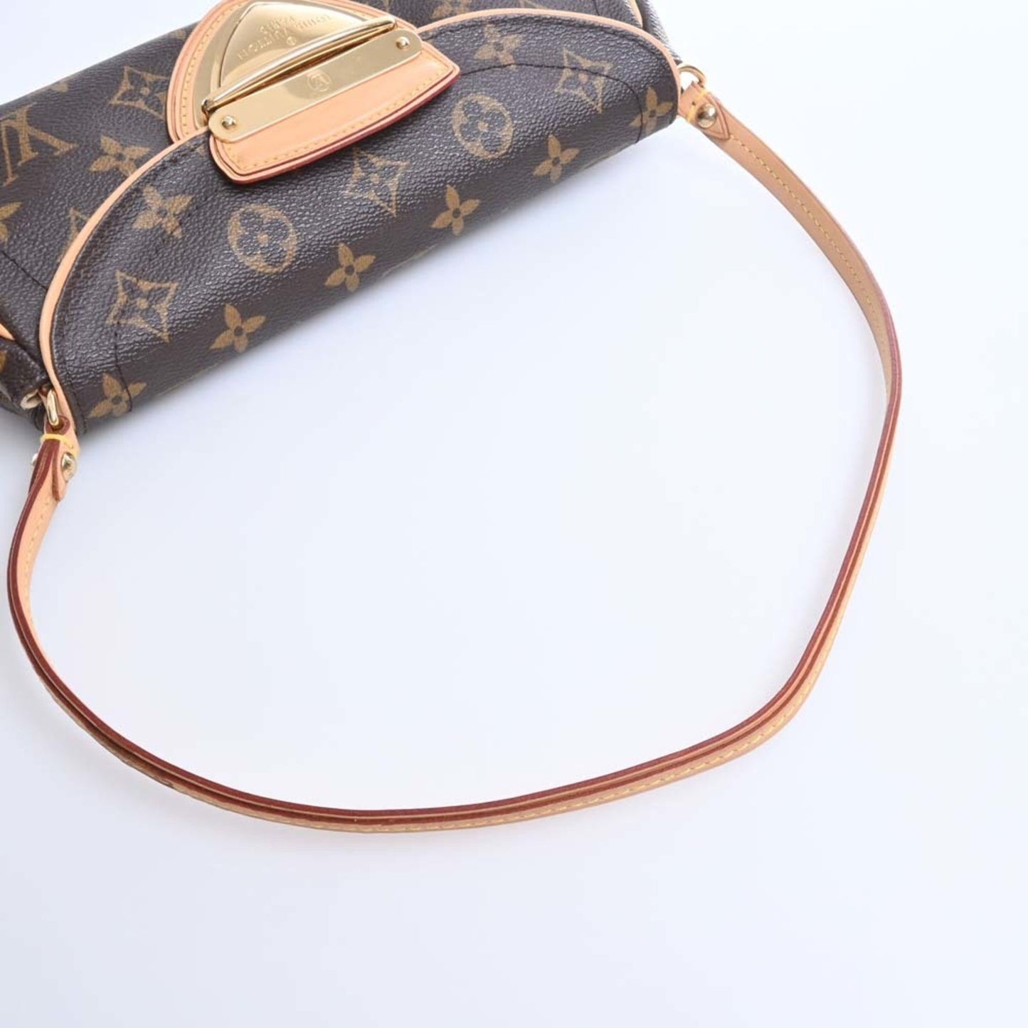 LOUIS VUITTON Monogram Pochette Beverly Shoulder Bag Brown Women's