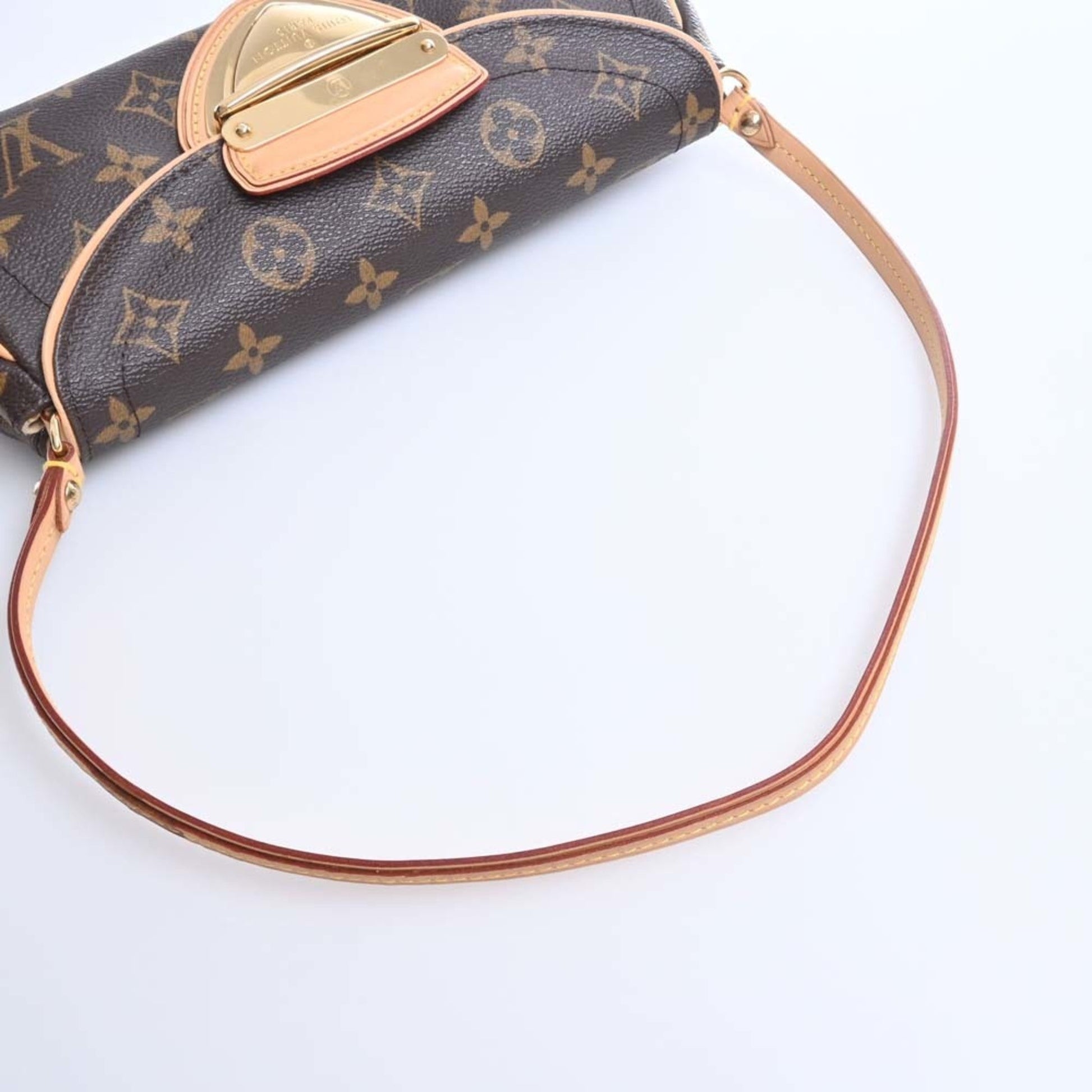 LOUIS VUITTON Monogram Pochette Beverly Shoulder Bag Brown Women's