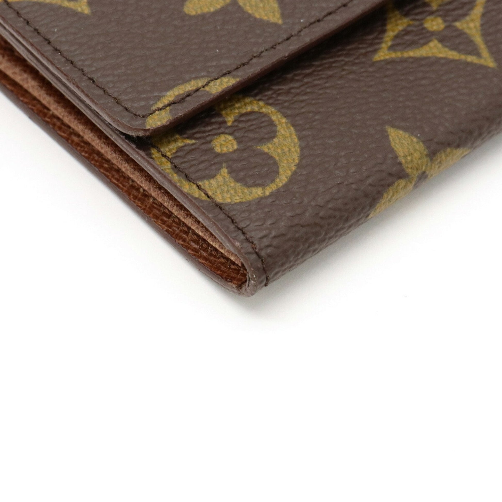 LOUIS VUITTON Monogram Portomone Plastic Coin Case Purse Handbag