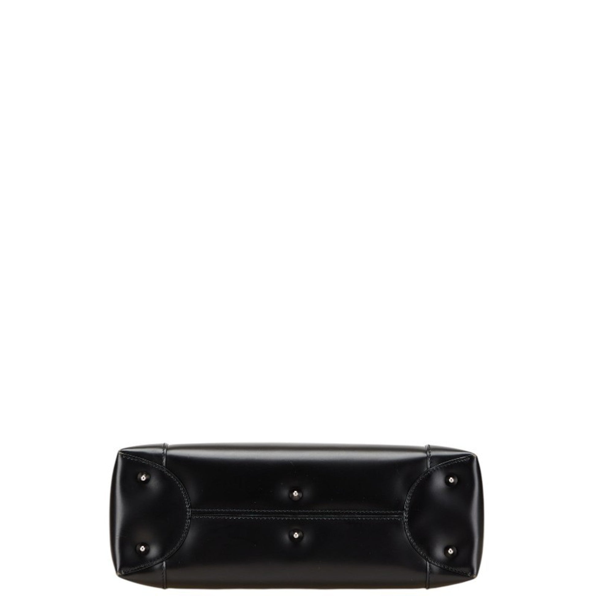 Christian Dior Black Leather Handbag Shoulder Bag  