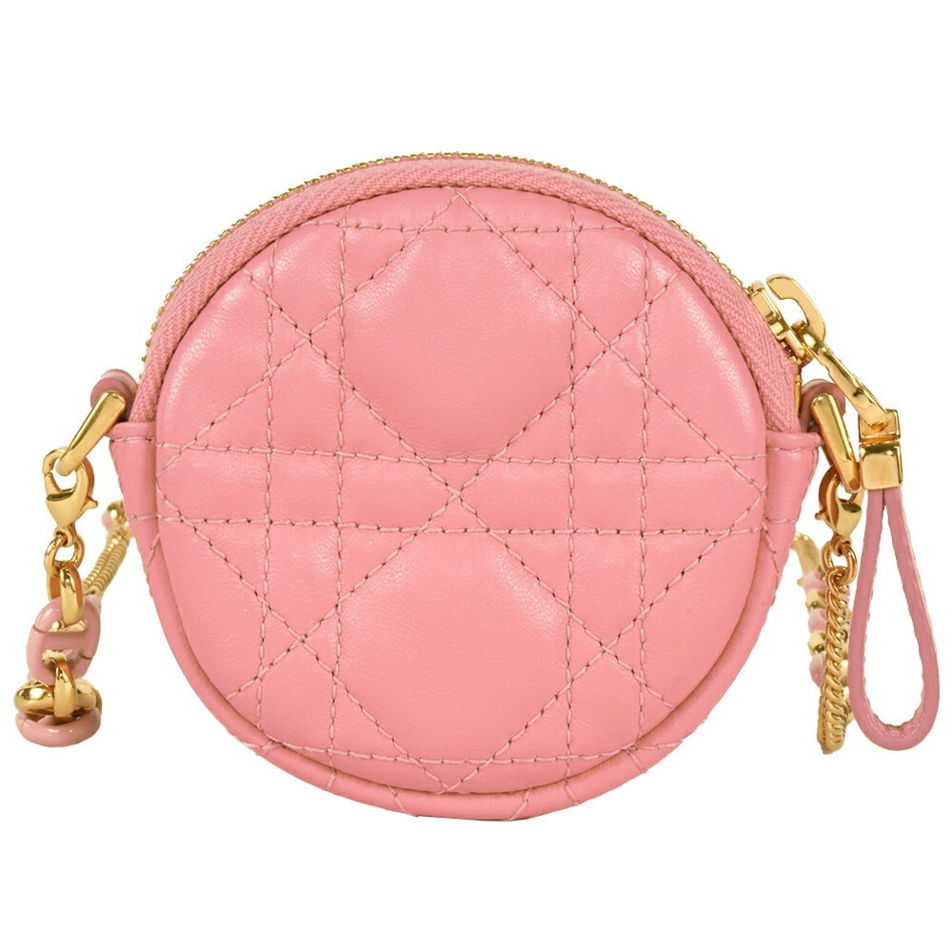Christian Dior Pink Leather Pouch  