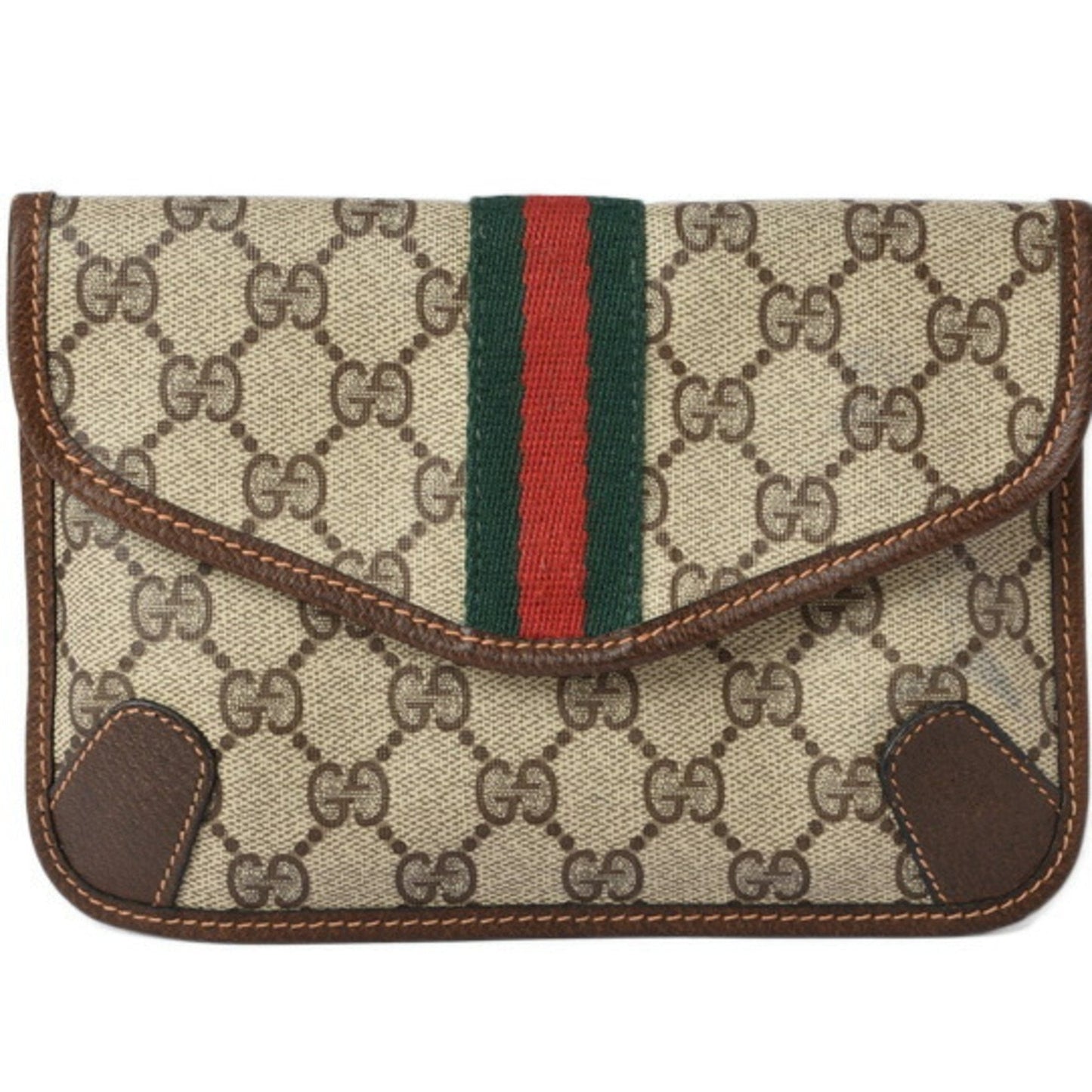 Gucci GG Supreme Canvas Clutch